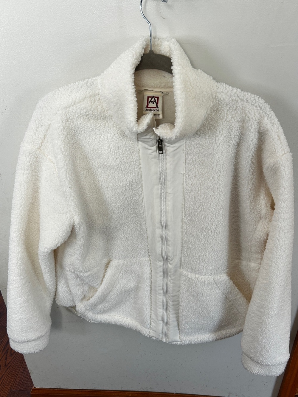 Avalanche Outdoor Supply Sherpa Teddy Fleece Jacket Ivory Cream Women’s L